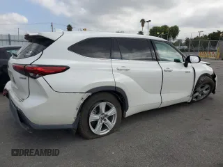 2021 Toyota Highlander Hybrid LE with VIN 5TDBBRCH2MS520387, listed as a Copart auction lot 54453245 with 81,505 mi miles and Salvage title. Bid and sale history available at DreamBid. Image 3.