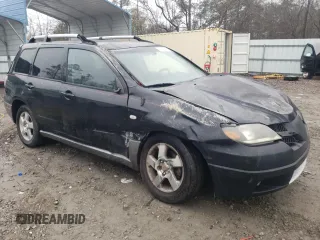 2004 Mitsubishi Outlander SE with VIN JA4LX41F04U057357, listed as a Copart auction lot 45090925 with 260,485 mi miles and Salvage Title. Bid and sale history available at carsss.com. Image 4.