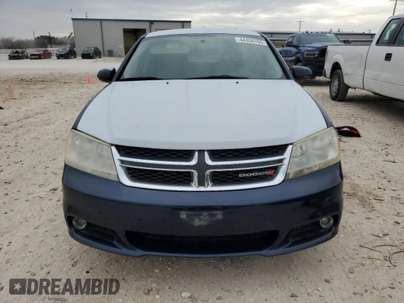 2013 Dodge Avenger SXT with VIN 1C3CDZCB5DN684057, listed as a Copart auction lot 44350765 with 194,667 mi miles and Salvage Title. Bid and sale history available at carsss.com. Image 5.