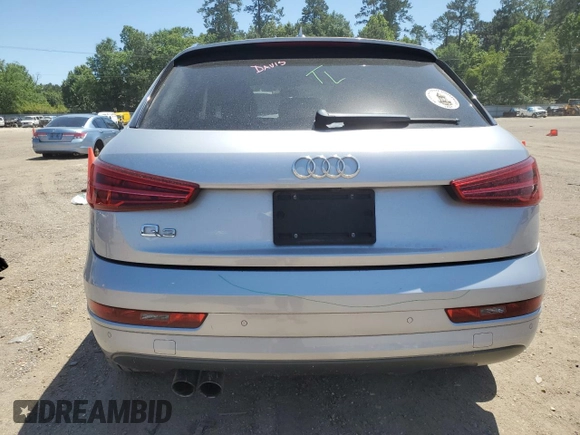 2018 Audi Q3 Premium with VIN WA1BCCFS6JR004863, listed as a Copart auction lot 50383263 with 74,102 mi miles. Bid and sale history available at carsss.com. Image 6.