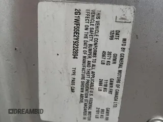 2000 Chevrolet Impala с VIN 2G1WF55E2Y9232894, выставлен на аукционе Copart как лот 48986095 с пробегом 121 136 миль миль и Списание • Salvage title. История ставок и продаж доступна на DreamBid. Изображение 14.