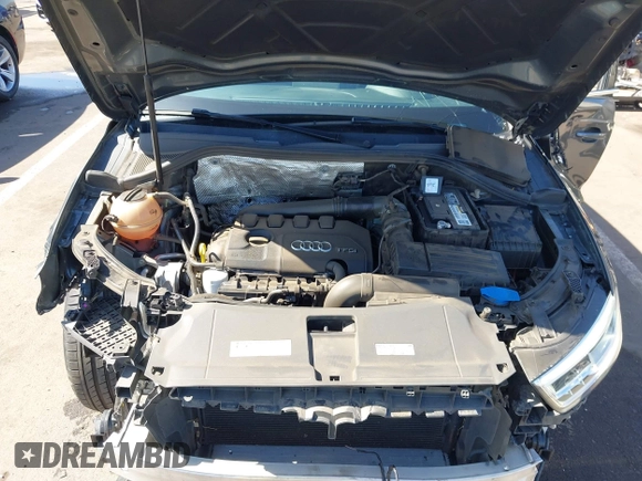 2017 Audi Q3 with VIN WA1FCCFS0HR003509, listed as a IAAI auction lot 42276383 with 44,061 mi miles and . Bid and sale history available at DreamBid. Image 10.