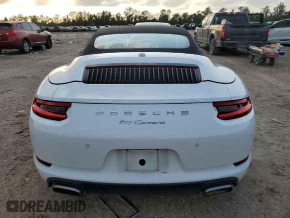 2017 Porsche 911 Carrera with VIN WP0CA2A99HS141149, listed as a Copart auction lot 78449204 with 39,692 mi miles and Clean Title. Bid and sale history available at DreamBid. Image 6.