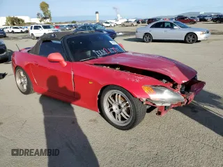 2000 Honda S2000 with VIN JHMAP1141YT005448, listed as a Copart auction lot 45676755 with Not Provided miles and Salvage Title. Bid and sale history available at DreamBid. Image 4.