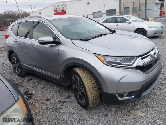 2019 Honda CR-V Touring with VIN 7FARW1H9XKE011269, listed as a IAAI auction lot 41258386 with 53,184 mi miles. Bid and sale history available at carsss.com. Image 1.
