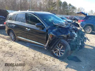 2015 Infiniti QX60 with VIN 5N1AL0MN6FC544720, listed as a IAAI auction lot 41335980 with Not Provided miles. Bid and sale history available at carsss.com. Image 1.