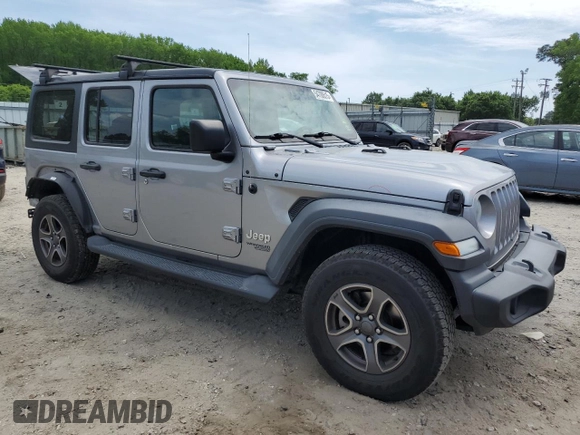 2018 Jeep Wrangler Unlimited Sport S z VIN 1C4HJXDG6JW111568, wystawiony jako Copart lot #54708515 z przebiegiem 137 630 mil mil oraz Szkody całkowita. Historia ofert i sprzedaży dostępna na DreamBid. Obrazek 4.