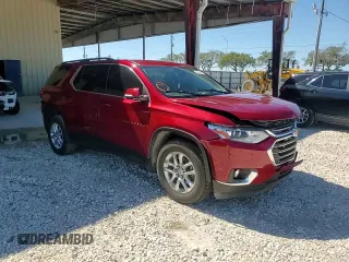 2021 Chevrolet Traverse LT Cloth with VIN 1GNERGKW9MJ155093, listed as a Copart auction lot 43694404 with 79,528 mi miles. Bid and sale history available at carsss.com. Image 10.