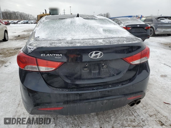 2013 Hyundai Elantra Coupe GS with VIN KMHDH6AE3DU012760, listed as a Copart auction lot 88409225 with 107,876 mi miles and Clean Title. Bid and sale history available at carsss.com. Image 6.