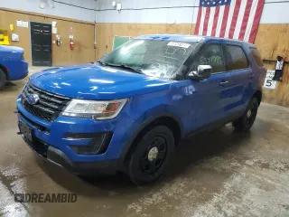 2019 Ford Police Interceptor Utility z VIN 1FM5K8AT5KGB15724, wystawiony jako Copart lot #55945185 z przebiegiem 108 429 mil mil oraz Tytuł czysty. Historia ofert i sprzedaży dostępna na DreamBid. Obrazek 1.