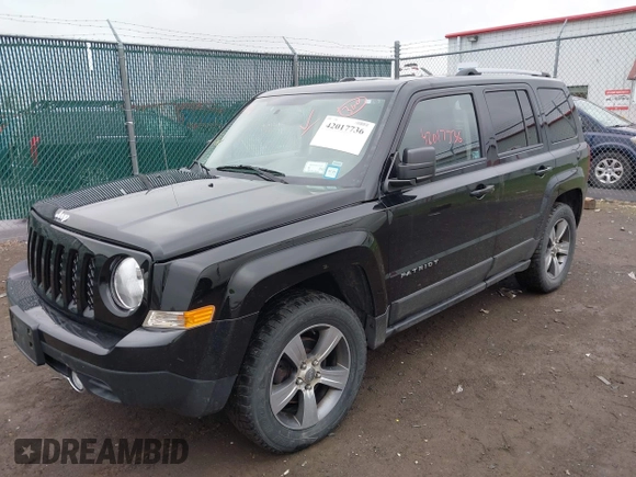 2016 Jeep Patriot Latitude with VIN 1C4NJRFB1GD523904, listed as a IAAI auction lot 42017736 with 164,705 mi miles. Bid and sale history available at carsss.com. Image 20.