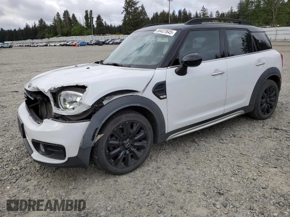 2018 MINI Countryman Cooper with VIN WMZYS7C30J3B63231, listed as a Copart auction lot 56427645 with 69,222 mi miles and Salvage title. Bid and sale history available at DreamBid. Image 1.