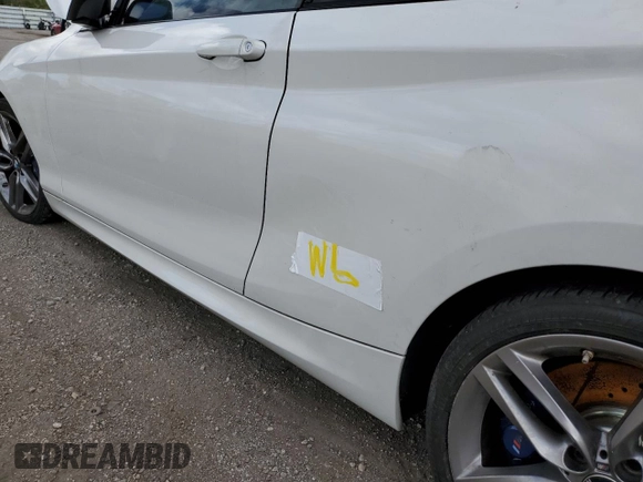 2015 BMW 2 Series 228i with VIN WBA1F5C52FV256611, listed as a Copart auction lot 49412993 with 0 mi miles. Bid and sale history available at carsss.com. Image 12.