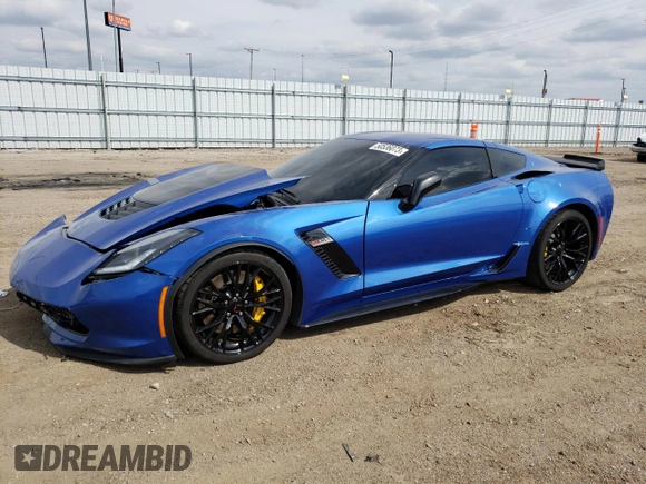 2019 Chevrolet Corvette Z06 2LZ with VIN 1G1YR2D6XK5604656, listed as a Copart auction lot 50536073 with 28,176 mi miles and Salvage Title. Bid and sale history available at carsss.com. Image 1.
