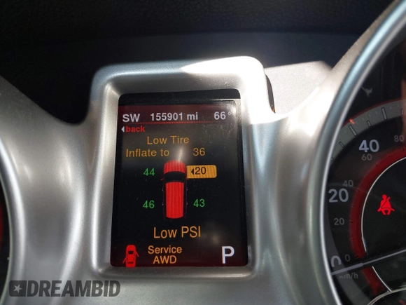 2013 Dodge Journey Crew with VIN 3C4PDDDG9DT685464, listed as a IAAI auction lot 42641982 with 155,901 mi miles and . Bid and sale history available at DreamBid. Image 15.