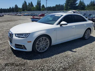 2017 Audi A4 Premium Plus with VIN WAUENAF4XHN021277, listed as a Copart auction lot 62783645 with 66,639 mi miles and Salvage title. Bid and sale history available at DreamBid. Image 1.