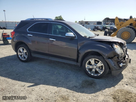 2015 Chevrolet Equinox LTZ with VIN 2GNFLDE30F6282451, listed as a Copart auction lot 52406975 with 104,356 mi miles and Salvage Title. Bid and sale history available at carsss.com. Image 4.