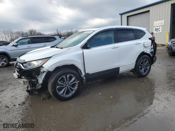 2020 Honda CR-V EX with VIN 2HKRW2H5XLH656294, listed as a Copart auction lot 46693455 with 174,599 mi miles and Salvage Title. Bid and sale history available at carsss.com. Image 1.