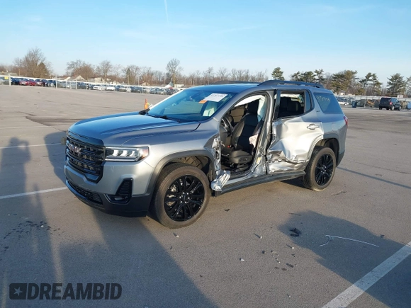 2023 GMC Acadia SLT with VIN 1GKKNMLS8PZ212914, listed as a IAAI auction lot 41767199 with 17,277 mi miles and . Bid and sale history available at carsss.com. Image 18.