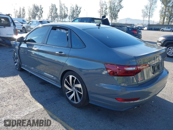 2020 Volkswagen Jetta GLI S with VIN 3VW6T7BU2LM057731, listed as a IAAI auction lot 41820784 with Not Provided miles and . Bid and sale history available at DreamBid. Image 3.