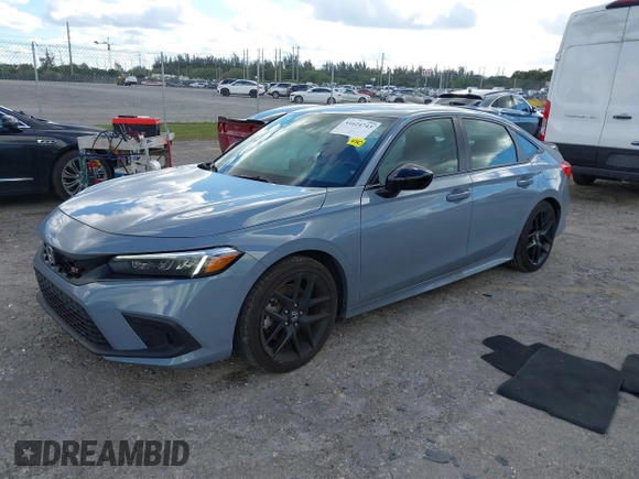 2024 Honda Civic Si z VIN 2HGFE1E59RH470995, wystawiony jako IAAI lot #41624743 z przebiegiem 14 524 mil mil oraz . Historia ofert i sprzedaży dostępna na DreamBid. Obrazek 2.