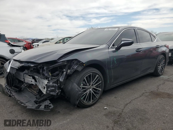 2023 Lexus ES 350 with VIN 58ADZ1B1XPU148747, listed as a Copart auction lot 49619555 with 23,420 mi miles and Salvage Title. Bid and sale history available at DreamBid. Image 1.