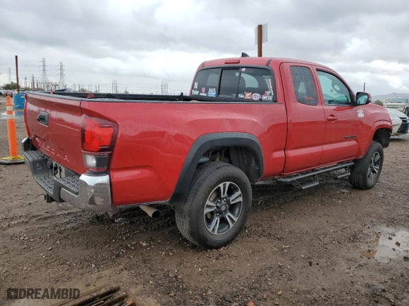 2019 Toyota Tacoma 4WD SR5 with VIN 5TFSZ5AN8KX182496, listed as a Copart auction lot 47255855 with 116,153 mi miles and Salvage Title. Bid and sale history available at carsss.com. Image 3.