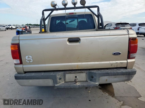 1999 Ford Ranger XL with VIN 1FTYR14VXXPA72216, listed as a Copart auction lot 61868295 with 230,074 mi miles and Salvage title. Bid and sale history available at DreamBid. Image 6.