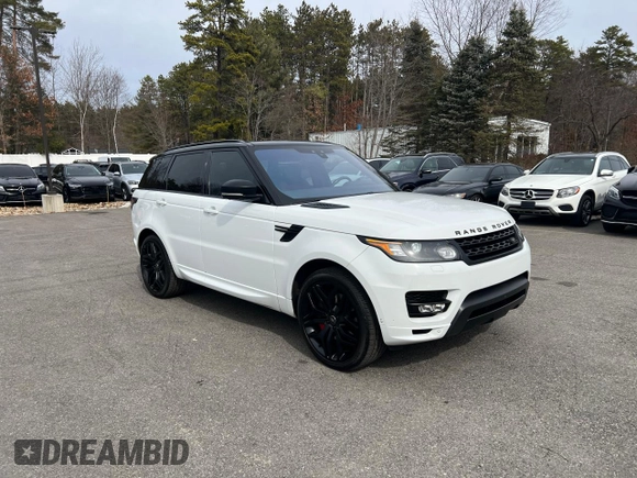 2017 Land Rover Range Rover Sport Autobiography with VIN SALWV2FE3HA152881, listed as a Copart auction lot 49140885 with 75,399 mi miles and Clean Title. Bid and sale history available at carsss.com. Image 1.