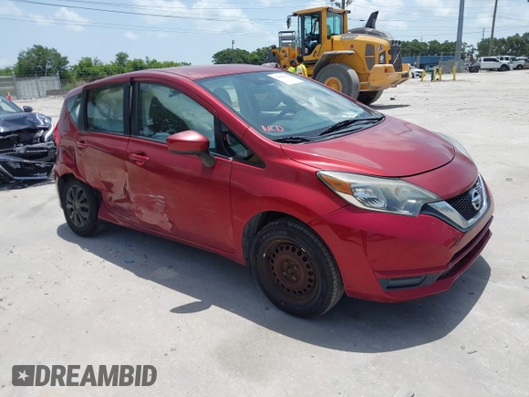 2017 Nissan Note SV z VIN 3N1CE2CP9HL365555, wystawiony jako IAAI lot #42468246 z przebiegiem 97 065 mil mil oraz . Historia ofert i sprzedaży dostępna na DreamBid. Obrazek 1.