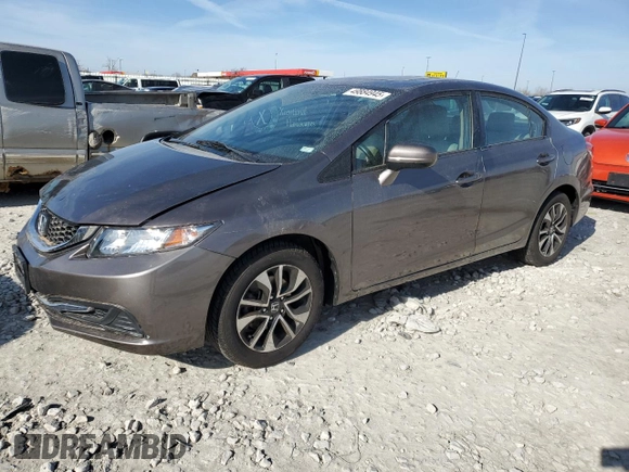 2015 Honda Civic EX with VIN 19XFB2F82FE044594, listed as a Copart auction lot 49884945 with 82,094 mi miles and Salvage Title. Bid and sale history available at DreamBid. Image 1.