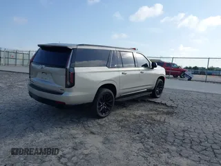 2023 Cadillac Escalade ESV 4WD Sport z VIN 1GYS4NKL9PR495915, wystawiony jako IAAI lot #42190114 z przebiegiem 25 386 mil mil oraz . Historia ofert i sprzedaży dostępna na DreamBid. Obrazek 4.
