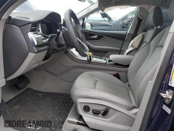 2023 Audi Q7 Premium Plus with VIN WA1LXBF78PD016100, listed as a Copart auction lot 55803915 with 21,947 mi miles and Salvage title. Bid and sale history available at DreamBid. Image 7.