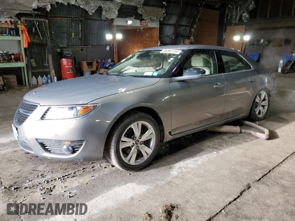 2011 Saab 9-5 Turbo4 with VIN YS3GN4AR1B4005555, listed as a Copart auction lot 85066734 with 102,827 mi miles and Salvage Title. Bid and sale history available at carsss.com. Image 1.