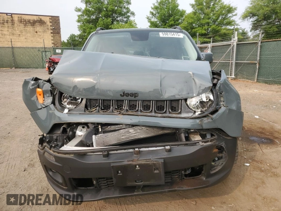 2017 Jeep Renegade Altitude with VIN ZACCJBBB7HPF03437, listed as a Copart auction lot 59815415 with 23,154 mi miles and Salvage title. Bid and sale history available at DreamBid. Image 5.