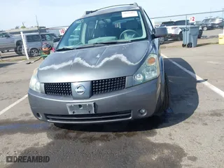 2005 Nissan Quest with VIN 5N1BV28U85N114573, listed as a IAAI auction lot 41841082 with 1 mi miles. Bid and sale history available at carsss.com. Image 12.