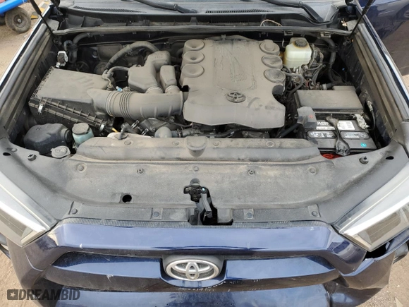 2017 Toyota 4Runner SR5 with VIN JTEBU5JR4H5413055, listed as a Copart auction lot 51081095 with 75,016 mi miles and Salvage Title. Bid and sale history available at carsss.com. Image 12.