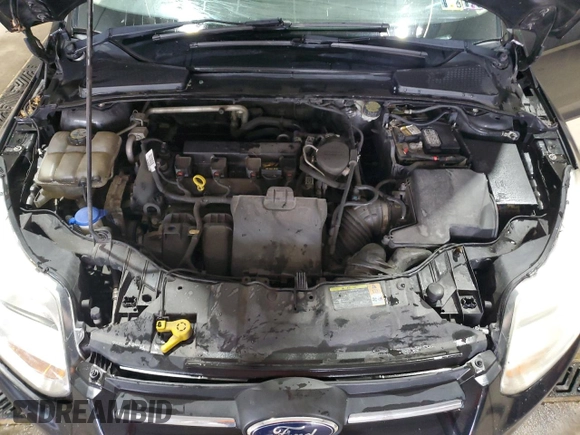 2013 Ford Focus SE with VIN 1FADP3F21DL348827, listed as a Copart auction lot 63589405 with 144,156 mi miles and Salvage title. Bid and sale history available at DreamBid. Image 11.