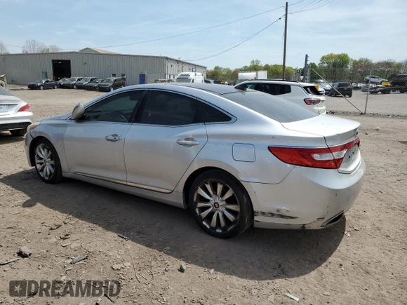 2012 Hyundai Azera z VIN KMHFH4JGXCA173752, wystawiony jako Copart lot #54708955 z przebiegiem 177 711 mil mil oraz Czysty tytuł • Clean title. Historia ofert i sprzedaży dostępna na DreamBid. Obrazek 2.