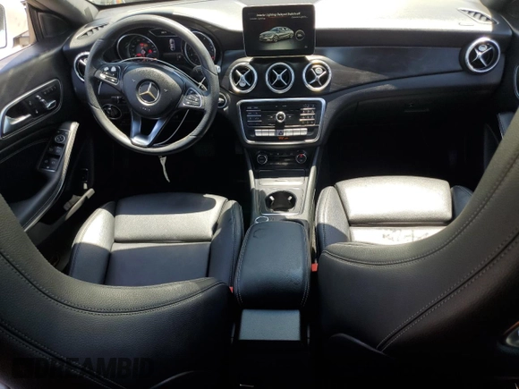 2018 Mercedes-Benz CLA with VIN WDDSJ4EBXJN572890, listed as a Copart auction lot 62683163 with 47,608 mi miles. Bid and sale history available at carsss.com. Image 8.
