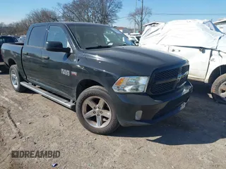 2014 Ram 1500 Express with VIN 1C6RR7KT8ES263143, listed as a IAAI auction lot 41673395 with 114,766 mi miles. Bid and sale history available at carsss.com. Image 1.