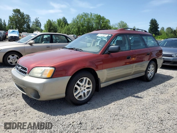 2003 Subaru Legacy Outback with VIN 4S3BH675237612654, listed as a Copart auction lot 61013685 with 152,741 mi miles and Clean title. Bid and sale history available at DreamBid. Image 1.