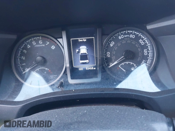 2017 Toyota Tacoma SR5 with VIN 3TMCZ5AN1HM065331, listed as a IAAI auction lot 41377968 with 93,468 mi miles and . Bid and sale history available at DreamBid. Image 15.