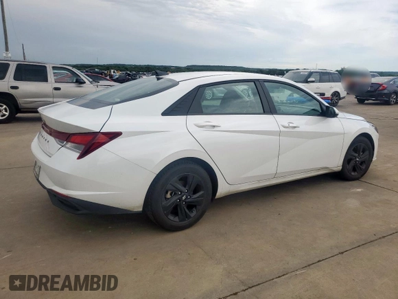 2023 Hyundai Elantra SEL with VIN 5NPLM4AG1PH092057, listed as a Copart auction lot 58759815 with 52,561 mi miles and Salvage title. Bid and sale history available at DreamBid. Image 3.