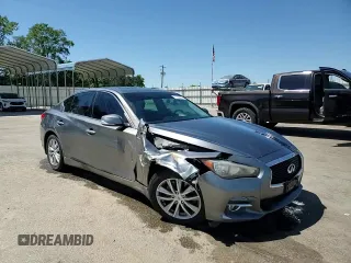 2015 Infiniti Q50 z VIN JN1BV7AR4FM405041, wystawiony jako Copart lot #57530615 z przebiegiem 95 664 mil mil oraz Szkoda całkowita • Salvage title. Historia ofert i sprzedaży dostępna na DreamBid. Obrazek 13.