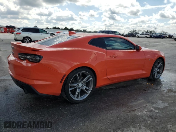 2019 Chevrolet Camaro 2LT with VIN 1G1FD1RX5K0111823, listed as a Copart auction lot 73771734 with 43,840 mi miles and Salvage Title. Bid and sale history available at carsss.com. Image 3.