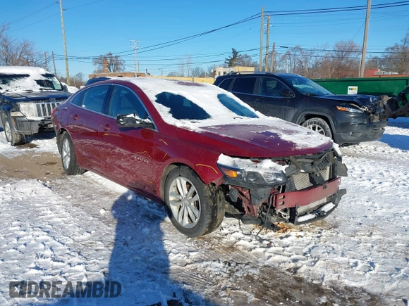 2018 Chevrolet Malibu LT with VIN 1G1ZD5ST6JF213168, listed as a IAAI auction lot 41589030 with 118,491 mi miles and . Bid and sale history available at DreamBid. Image 1.