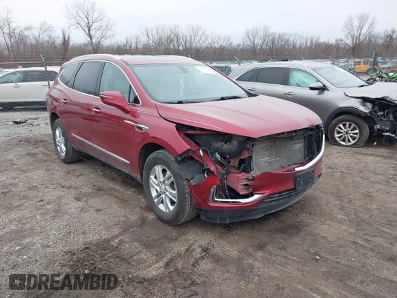 2018 Buick Enclave Essence with VIN 5GAERBKW7JJ126104, listed as a IAAI auction lot 41469801 with 123,213 mi miles and . Bid and sale history available at carsss.com. Image 1.