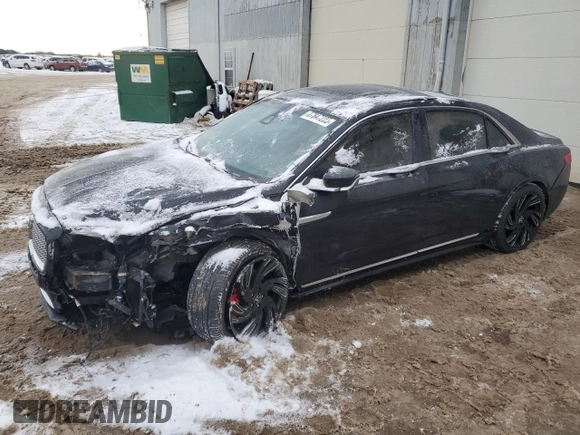 2017 Lincoln Continental Reserve z VIN 1LN6L9NP0H5623821, wystawiony jako Copart lot #87847225 z przebiegiem 139 219 mil mil oraz Szkoda całkowita • Salvage title. Historia ofert i sprzedaży dostępna na DreamBid. Obrazek 1.