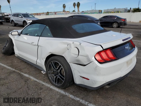 2022 Ford Mustang EcoBoost with VIN 1FATP8UH8N5100869, listed as a Copart auction lot 42118565 with 0 mi miles and Non Repairable. Bid and sale history available at carsss.com. Image 2.